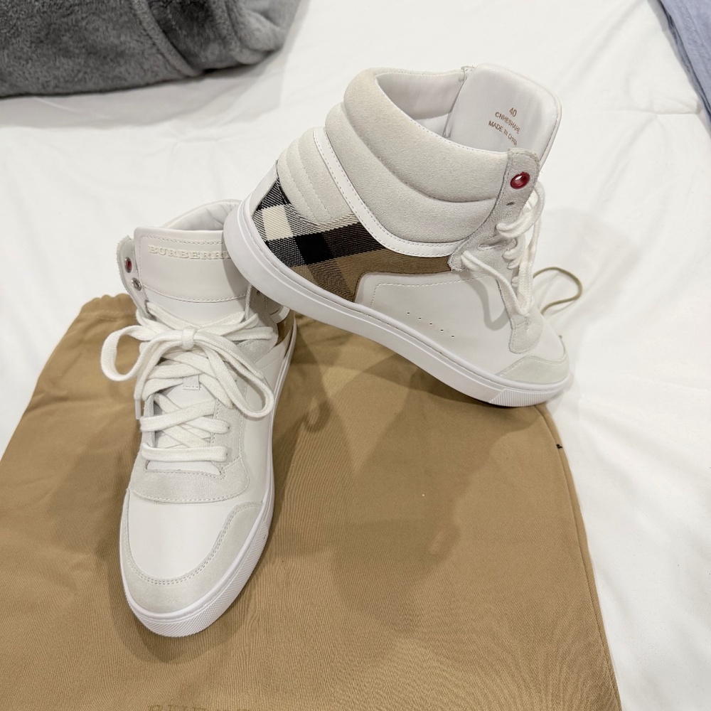 Burberry high top sneakers